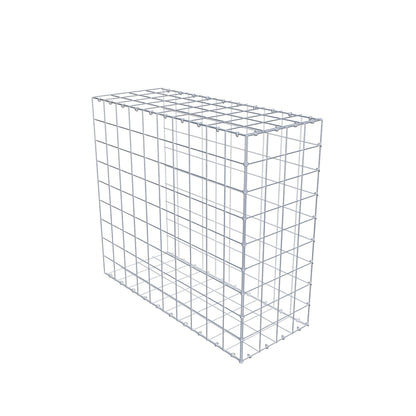 Gavión complementario de tipo 2 100 cm x 90 cm x 40 cm (L x A x P), malla 10 cm x 10 cm, anillo en C