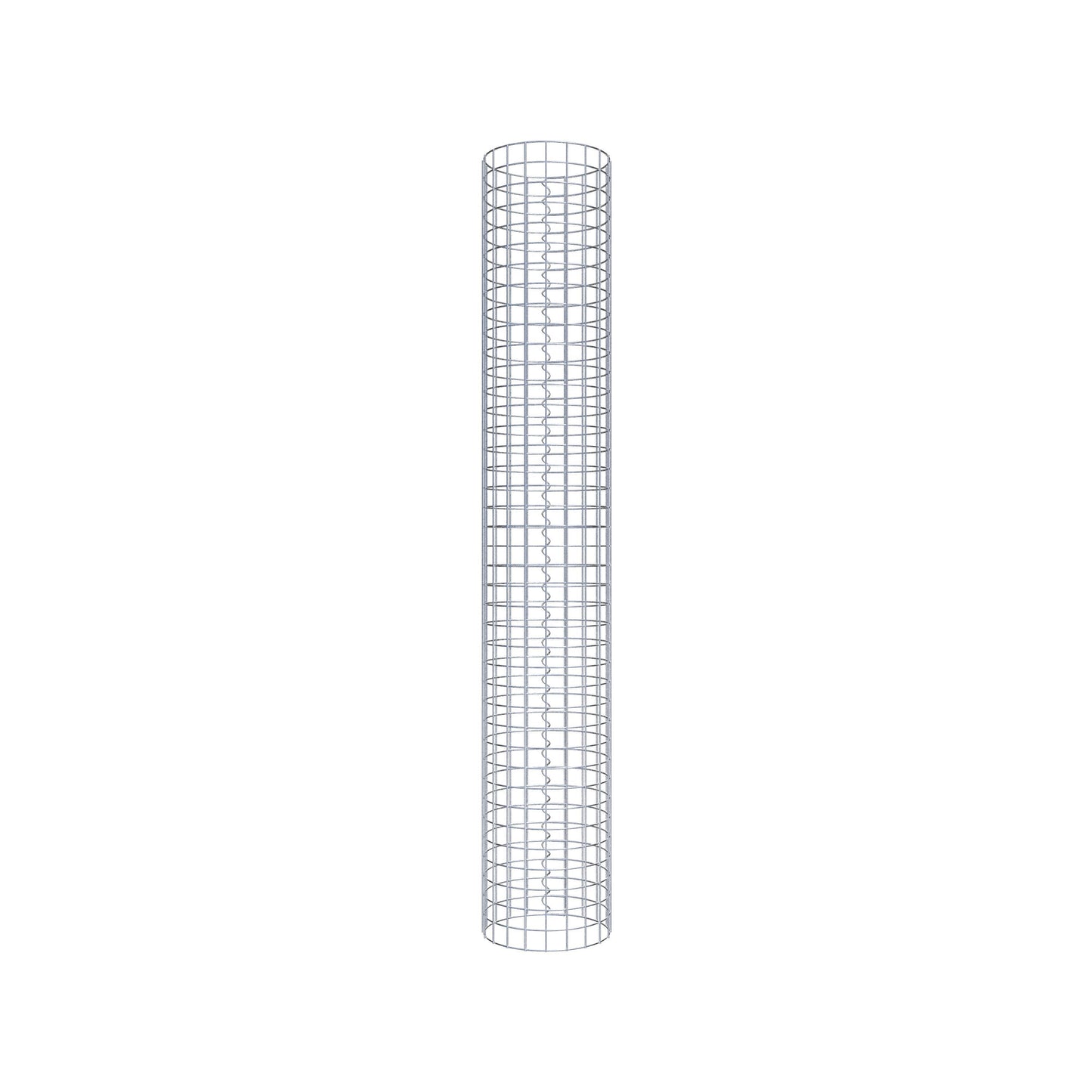 Colonne de gabion ronde 32 cm de diamètre, 200 cm de hauteur, maille 5 cm x 5 cm