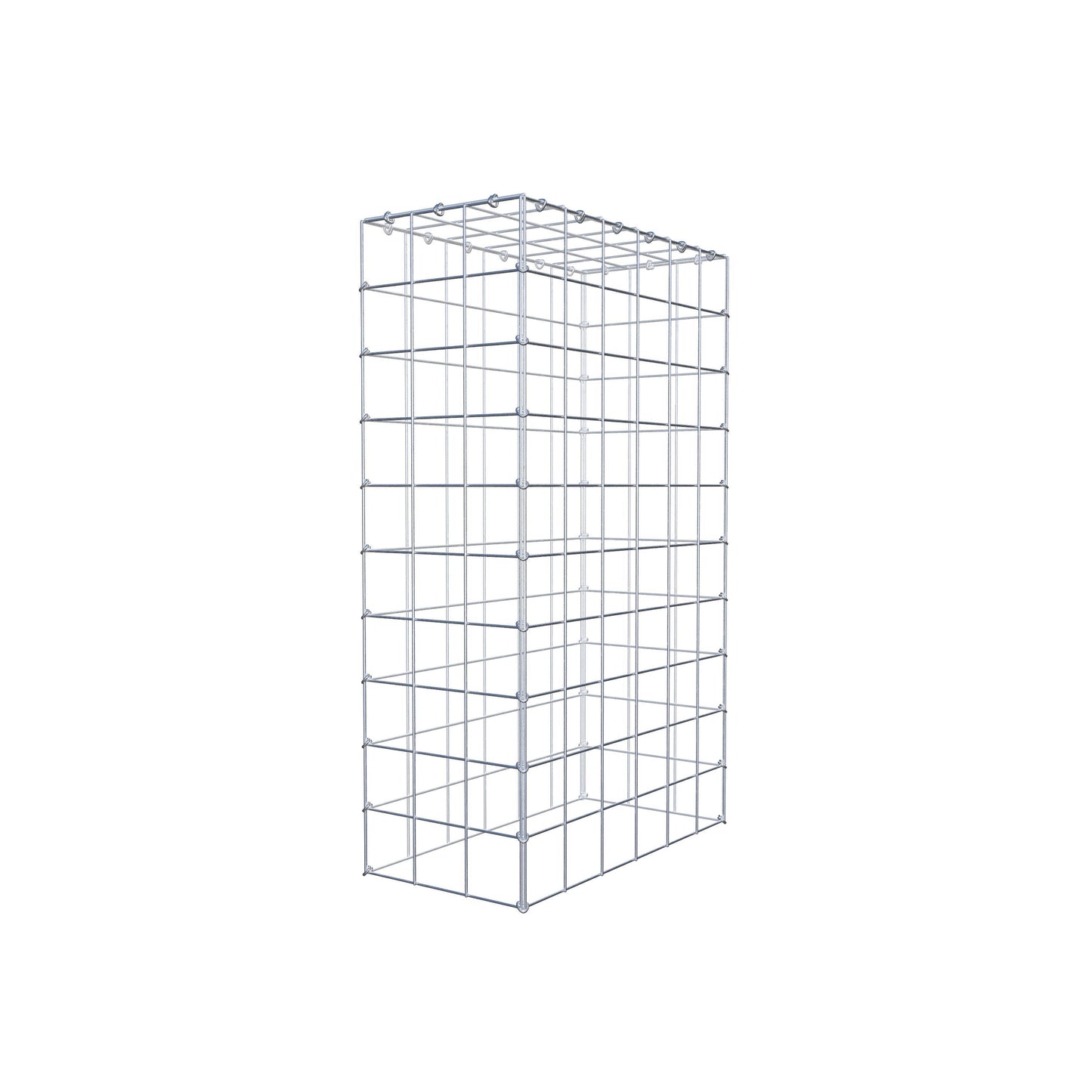 Gavión complementario de tipo 3 100 cm x 60 cm x 30 cm (L x A x P), malla 10 cm x 10 cm, anillo en C