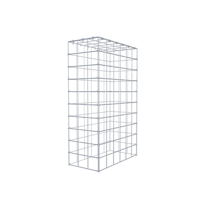 Gavión complementario de tipo 3 100 cm x 60 cm x 30 cm (L x A x P), malla 10 cm x 10 cm, anillo en C