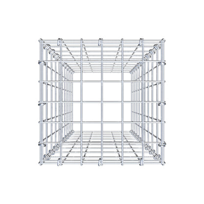 Gabbione aggiuntivo di tipo 3 100 cm x 30 cm x 30 cm (L x A x P), maglia 5 cm x 10 cm, anello a C