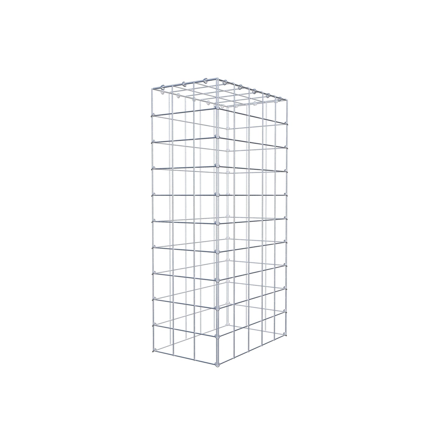 Fourche rapportée type 3 100 cm x 50 cm x 30 cm (L x H x P), mailles 10 cm x 10 cm, anneau C
