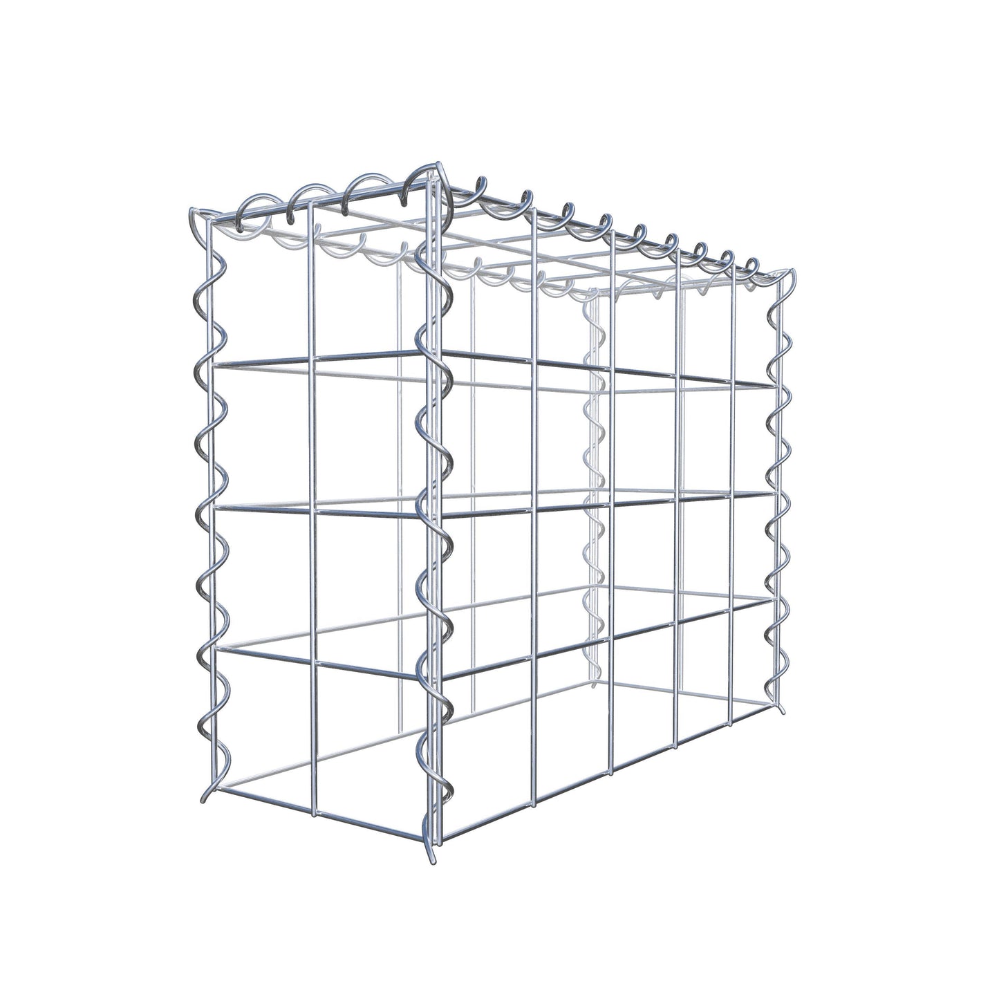 Gavión adicional tipo 3 50 cm x 40 cm x 20 cm (L x A x P), malla 10 cm x 10 cm, en espiral