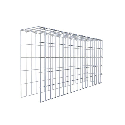 Type 4 oplegkorf 100 cm x 50 cm x 20 cm (L x H x D), maaswijdte 5 cm x 10 cm, C-ring