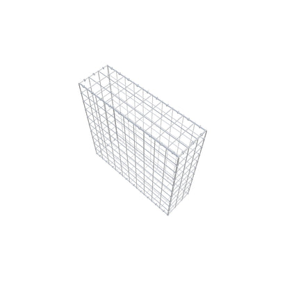 Gavión 100 cm x 100 cm x 30 cm (L x A x P), malla 10 cm x 10 cm, anillo en C