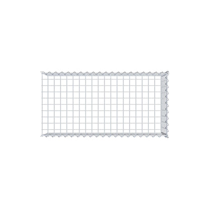 Extra gabion typ 4 100 cm x 30 cm x 50 cm (L x H x D), maskstorlek 5 cm x 5 cm, spiral