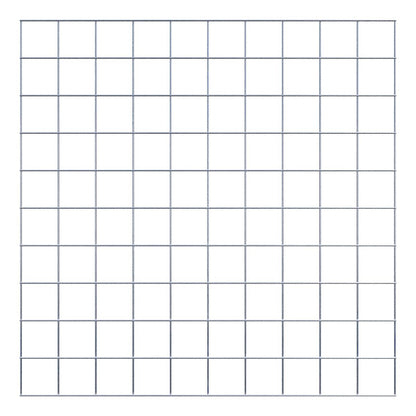 Treliça decorativa / treliça (incl. material de montagem) tamanho da malha 10 x 10 cm