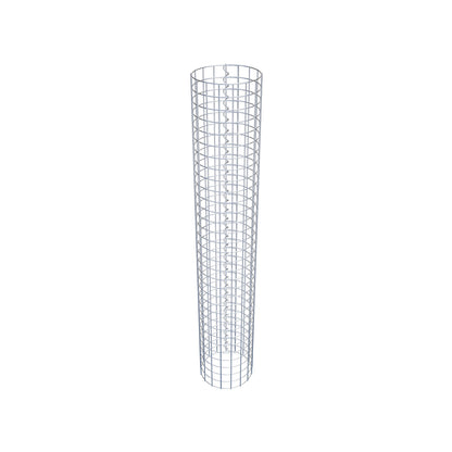 Colonna gabbionata rotonda 27 cm di diametro, 160 cm di altezza, maglia 5 cm x 5 cm