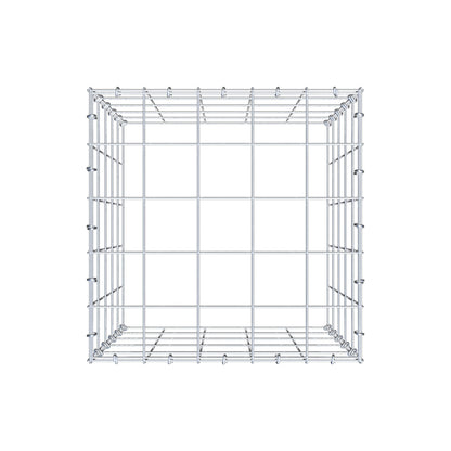 Gabbione aggiuntivo tipo 3 50 cm x 50 cm x 50 cm (L x H x P), maglia 10 cm x 10 cm, anello a C