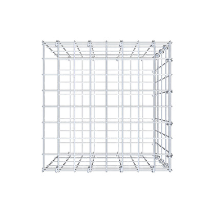 Monteret gabion type 2 40 cm x 40 cm x 40 cm, maskestørrelse 5 cm x 10 cm, C-ring
