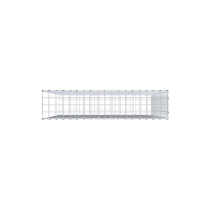 Anbaugabione Typ 2 100 cm x 90 cm x 20 cm (L x H x T), Maschenweite 5 cm x 5 cm, C-Ring