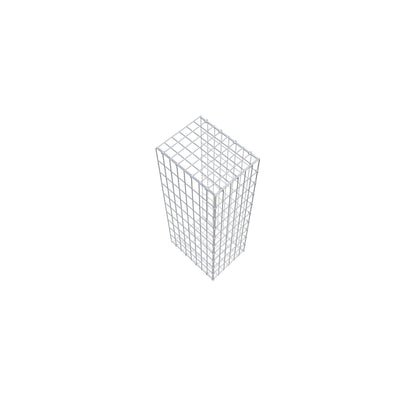 Fourche rapportée type 2 100 cm x 40 cm x 30 cm, mailles 5 cm x 10 cm, anneau en C