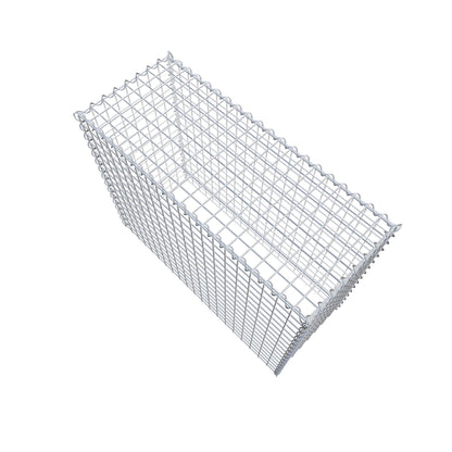Gabbione aggiuntivo tipo 3 100 cm x 80 cm x 40 cm (L x H x P), dimensione maglia 5 cm x 5 cm, a spirale