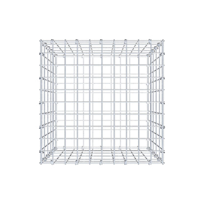 Gabbione 50 cm x 50 cm x 50 cm (L x H x P), maglia 5 cm x 10 cm, anello a C