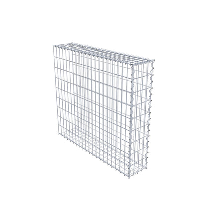 Anbaugabione Typ 2 100 cm x 90 cm x 20 cm (L x H x T), Maschenweite 5 cm x 10 cm, Spirale
