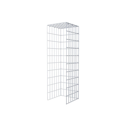 Gavión adicional tipo 4 100 cm x 30 cm x 30 cm (L x A x P), malla 5 cm x 10 cm, anillo en C