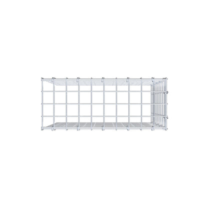 Monteret gabion type 4 50 cm x 50 cm x 20 cm (L x H x D), maskestørrelse 5 cm x 5 cm, C-ring