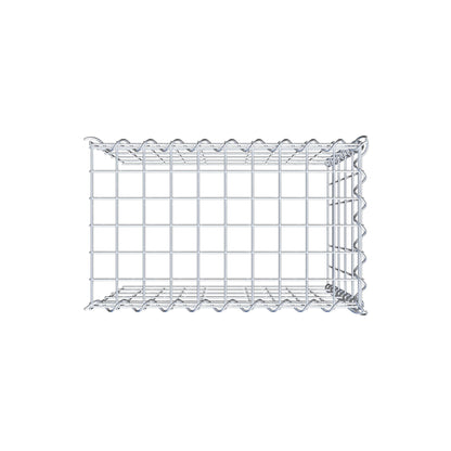 Opvokset gabion type 4 50 cm x 50 cm x 30 cm (L x H x D), maskestørrelse 5 cm x 10 cm, spiral