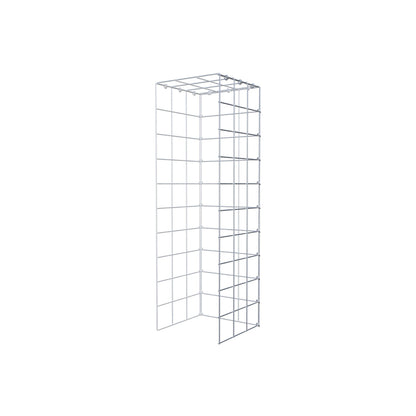 Fourche rapportée type 4 100 cm x 30 cm x 30 cm (L x H x P), mailles 10 cm x 10 cm, anneau C