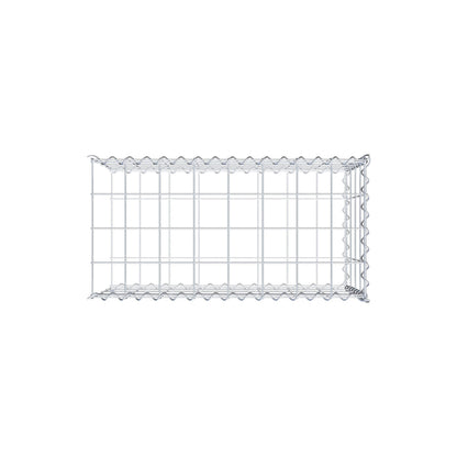 Extra gabion typ 2 80 cm x 40 cm x 40 cm (L x H x D), maskstorlek 10 cm x 10 cm, spiral