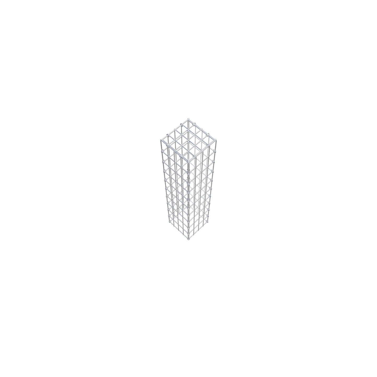 Monteret gabion type 3 100 cm x 20 cm x 20 cm (L x H x D), maskestørrelse 5 cm x 10 cm, C-ring