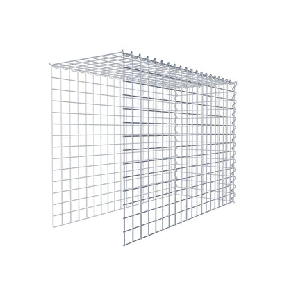 Gabião tipo 4 100 cm x 70 cm x 40 cm (C x A x P), malhagem 5 cm x 5 cm, espiral