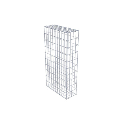 Gabião 100 cm x 50 cm x 20 cm (C x A x P), malhagem 5 cm x 10 cm, anel C