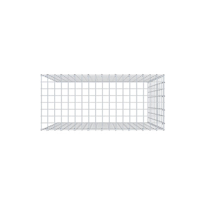 Gavión adicional tipo 4 100 cm x 90 cm x 40 cm (L x A x P), malla 5 cm x 10 cm, anillo en C
