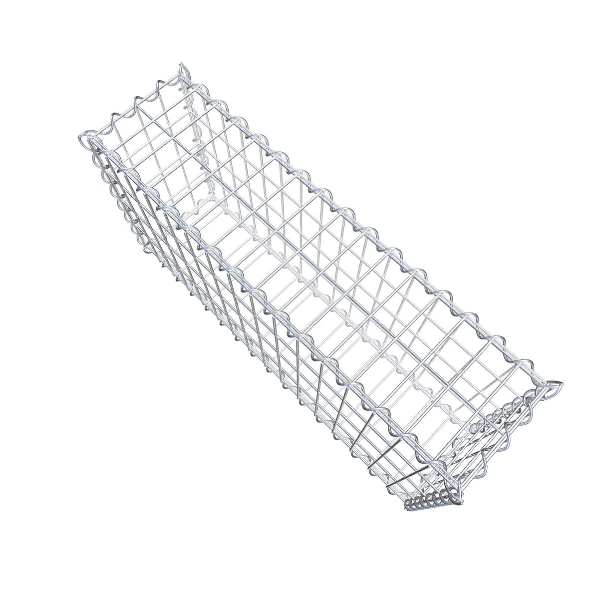 Gabion 80 cm x 40 cm x 20 cm (L x H x P), mailles 5 cm x 10 cm, spirale