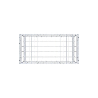 Gabbione 100 cm x 60 cm x 50 cm (L x H x P), maglia 10 cm x 10 cm, anello a C
