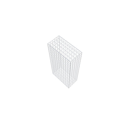 Gabião 200 cm x 100 cm x 50 cm (C x A x P), malhagem 10 cm x 10 cm, anel C