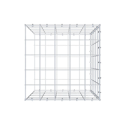 Gabião tipo 2 50 cm x 50 cm x 50 cm (C x A x P), malhagem 10 cm x 10 cm, anel C
