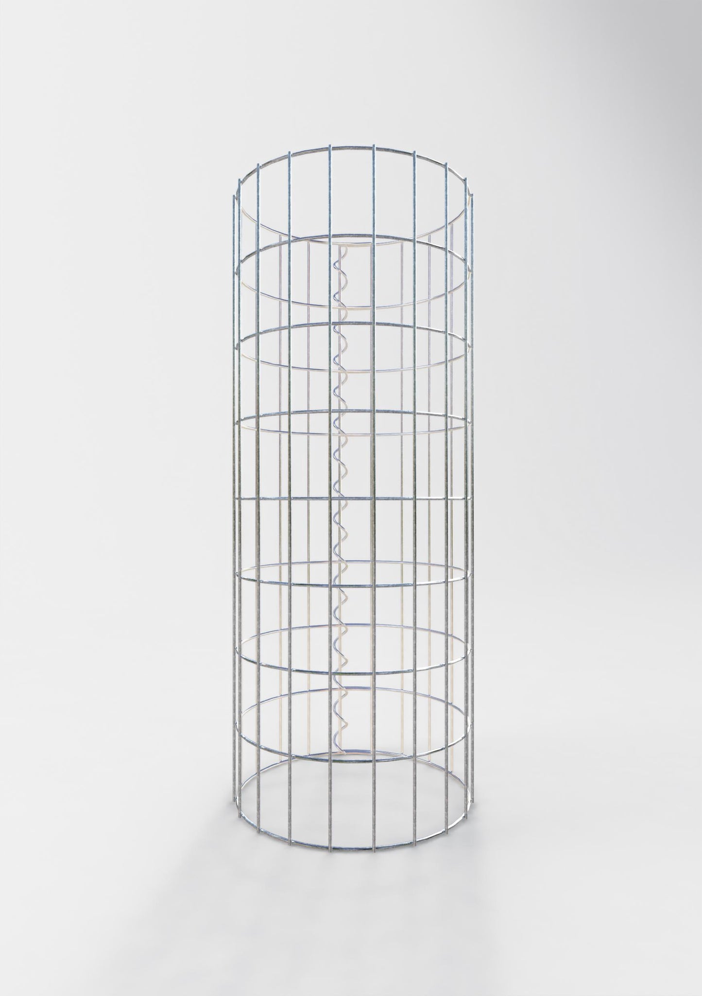 Gabionensäule rund 32 cm Durchmesser, 80 cm Höhe, Maschenweite 5 cm x 10 cm