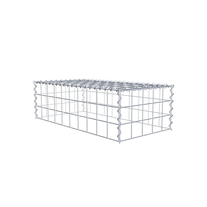 Gabbione aggiuntivo tipo 3 100 cm x 30 cm x 50 cm (L x A x P), maglia 10 cm x 10 cm, spirale