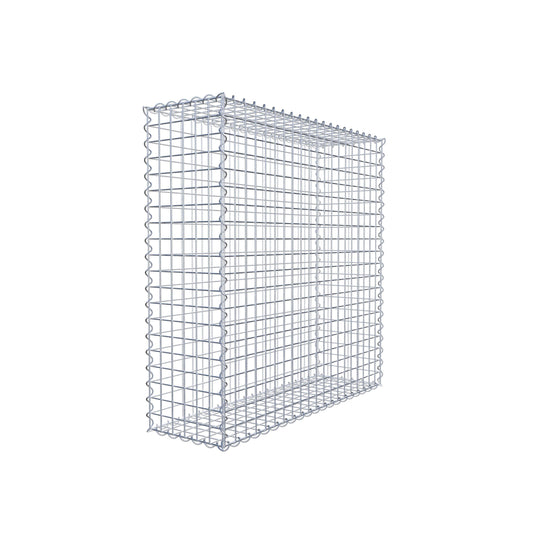 Gabion 100 cm x 100 cm x 30 cm (L x H x D), mesh size 5 cm x 5 cm, spiral