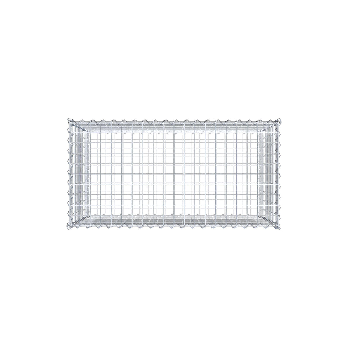 Gabion 100 cm x 70 cm x 50 cm (L x H x D), mesh size 5 cm x 5 cm, spiral