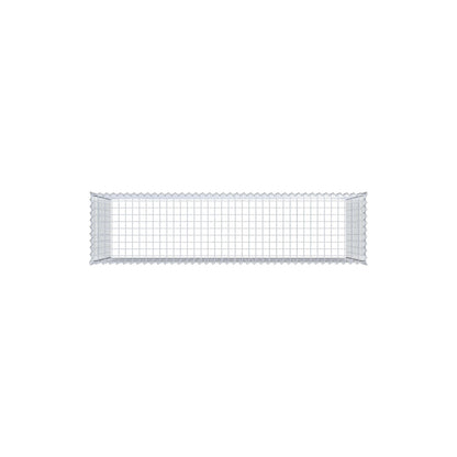 Anbaugabione Typ 3 200 cm x 100 cm x 50 cm (L x H x T), Maschenweite 5 cm x 5 cm, Spirale
