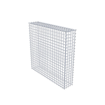 2er Set Gabionen 100 cm x 100 cm x 20 cm (L x H x T), Maschenweite 5 x 5 cm, Spirale