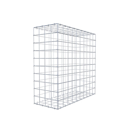 Gabione 100 cm x 100 cm x 40 cm (L x H x T), Maschenweite 10 cm x 10 cm, C-Ring