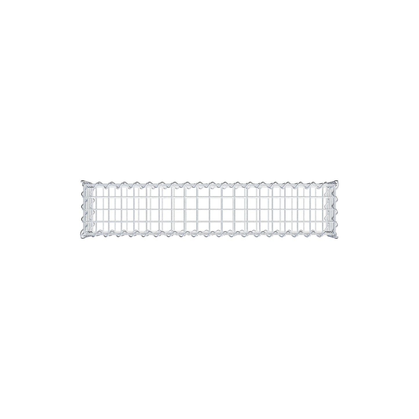 Gabione 100 cm x 20 cm x 20 cm (L x H x T), Maschenweite 5 cm x 5 cm, Spirale