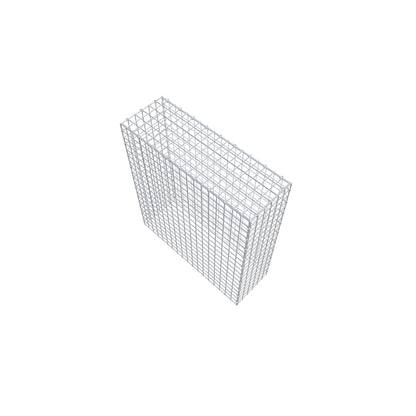 Mounted gabion type 3 100 cm x 90 cm x 30 cm (L x H x D), mesh size 5 cm x 5 cm, C-ring
