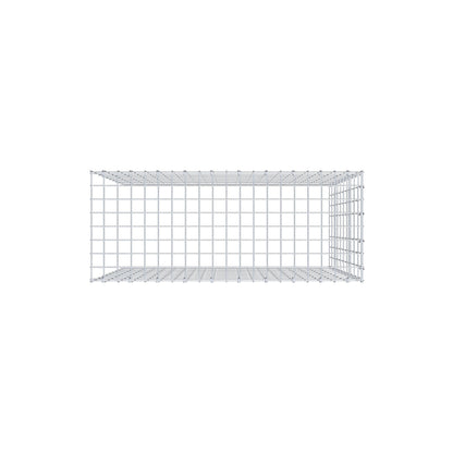 Extra gabion typ 4 100 cm x 100 cm x 40 cm (L x H x D), maskstorlek 5 cm x 10 cm, C-ring