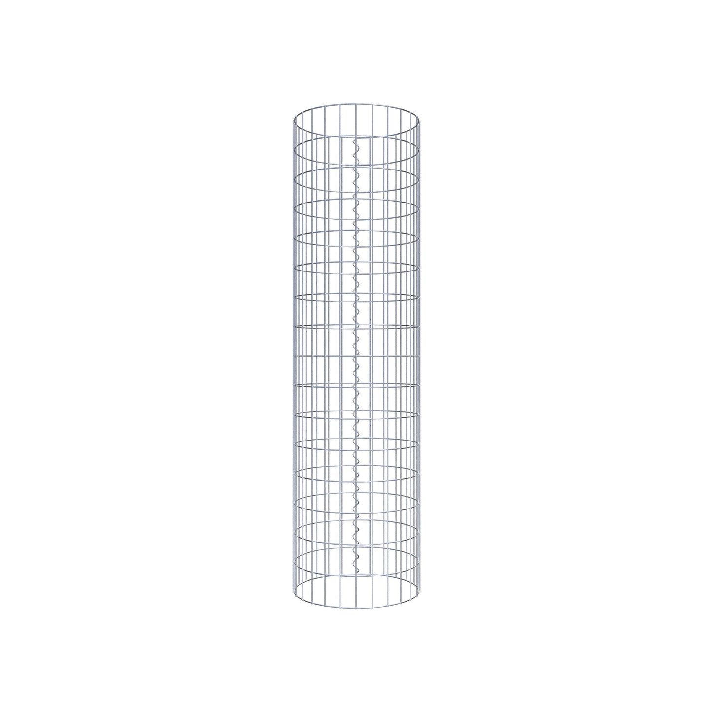 Gabionensäule rund 42 cm Durchmesser, 160 cm Höhe, Maschenweite 5 cm x 10 cm