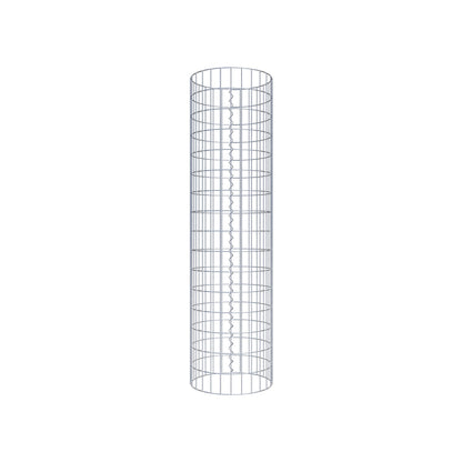 Gabionensäule rund 42 cm Durchmesser, 160 cm Höhe, Maschenweite 5 cm x 10 cm