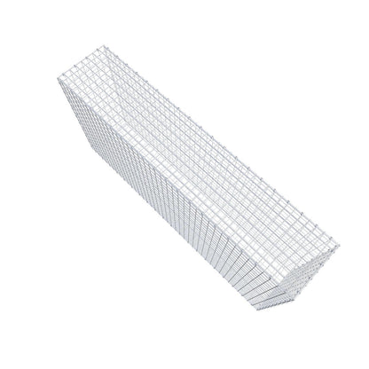 Gabbione 200 cm x 100 cm x 40 cm (L x H x P), maglia 5 x 5 cm, anello a spirale