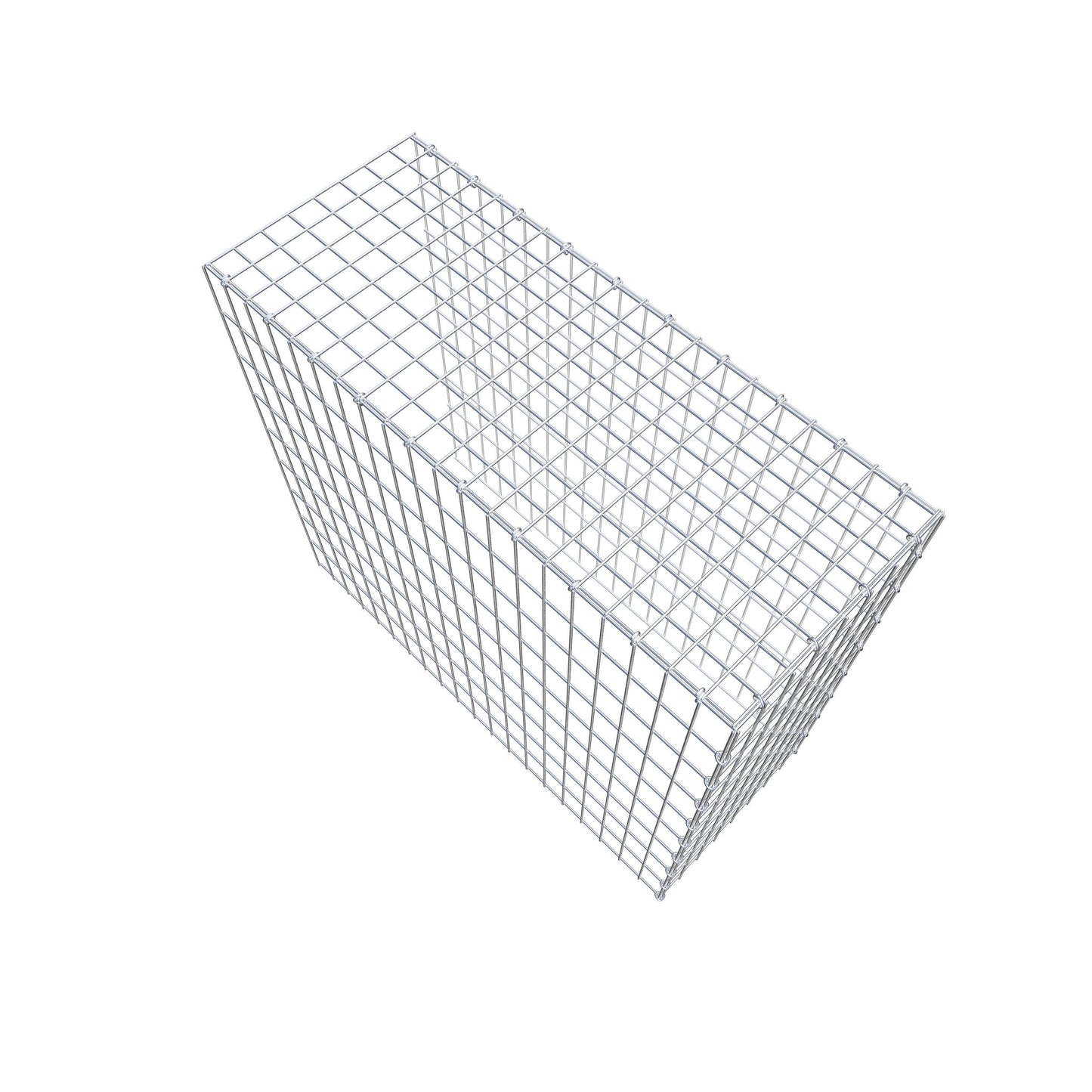 Gavión adicional tipo 4 100 cm x 90 cm x 40 cm (L x A x P), malla 5 cm x 10 cm, anillo en C