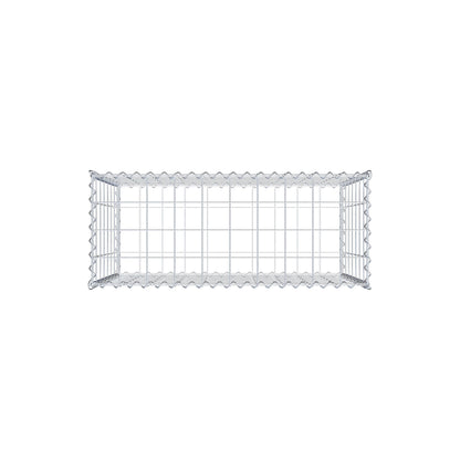 Gabbione 100 cm x 70 cm x 40 cm (L x H x P), maglia 10 cm x 10 cm, spirale