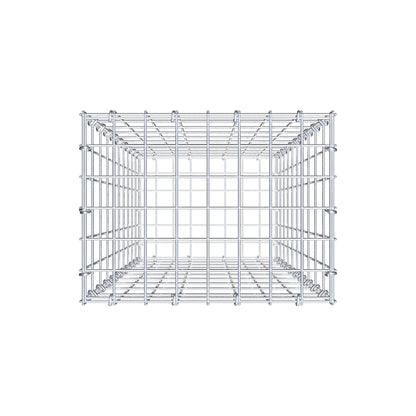 Gabion 100 cm x 40 cm x 30 cm (L x H x D), maskstorlek 5 cm x 10 cm, C-ring