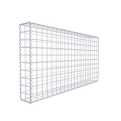 Gabião 200 cm x 100 cm x 20 cm (C x A x P), malhagem 10 cm x 10 cm, espiral