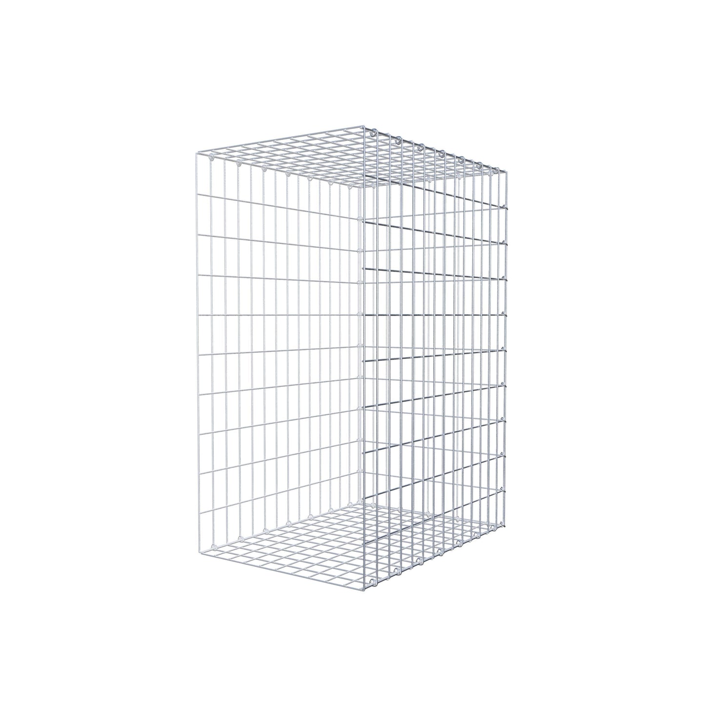 Fourche rapportée type 2 100 cm x 70 cm x 50 cm, mailles 5 cm x 10 cm, anneau en C